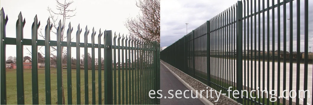 BS1722-12 TRES TOP BENDERES DE RAIR W FENCE PALISADA DE ALTA PALISADA DE ALTA CREABLE Pálido en polvo Pálvano Subestación de potencia